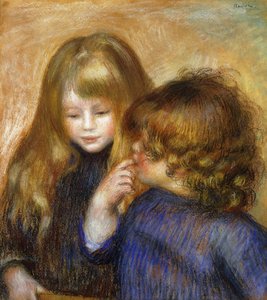 Jean en Coco, c.1902 door Pierre Auguste Renoir