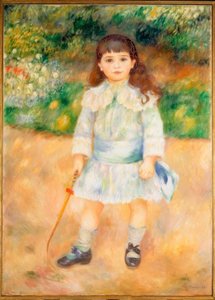 Jongen met kleine zweep door Pierre Auguste Renoir
