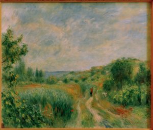 Landschap bij Essoyes door Pierre Auguste Renoir