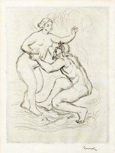 Le Fleuve Scamandre (De rivier Scamander) door Pierre Auguste Renoir