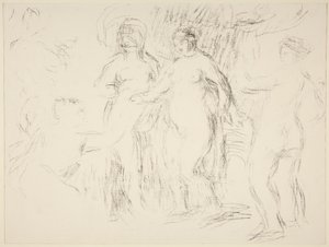 De baders door Pierre Auguste Renoir