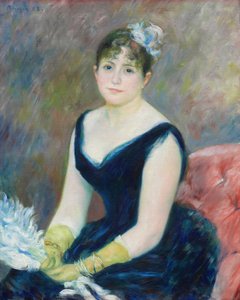 Madame Léon Clapisson, 1883 door Pierre Auguste Renoir