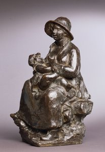 Moederschap door Pierre Auguste Renoir