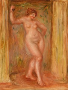 Naakt met Castagnetten door Pierre Auguste Renoir