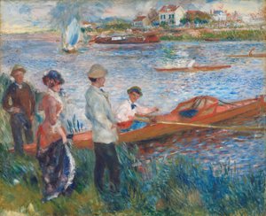 Roeiers bij Chatou, 1879 door Pierre Auguste Renoir