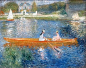 De Skiff (La Yole) door Pierre-Auguste Renoir door Pierre Auguste Renoir