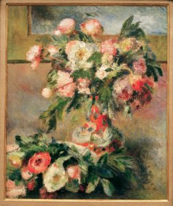 Pioenen door Pierre Auguste Renoir