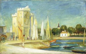 Haven van La Rochelle door Pierre Auguste Renoir