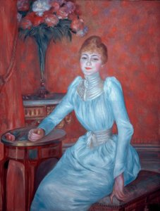 Portret Madame de Bonnières door Pierre Auguste Renoir