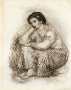 Portret van Gabrielle door Pierre Auguste Renoir