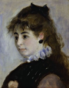 Portret van Madame Henriot door Pierre Auguste Renoir