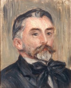 Portret van Stéphane Mallarmé door Pierre Auguste Renoir