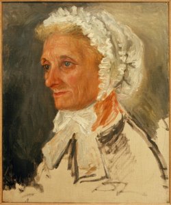 Portret van de Moeder van Renoir door Pierre Auguste Renoir