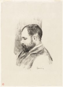 Portret van Ambroise Vollard door Pierre Auguste Renoir
