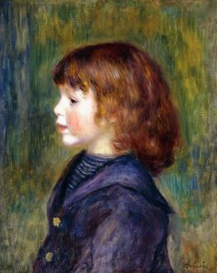 Portret van Pierre Renoir in een matrozenpak
