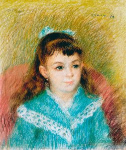 Portret van een Jong Meisje Elisabeth Maître, 1879