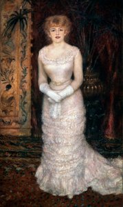Portret van de actrice Jeanne Samary, 1878 door Pierre Auguste Renoir