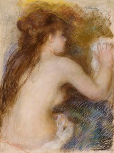 Achteraanzicht van een naakte vrouw, ca. 1879