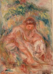 Schets van een vrouw door Pierre Auguste Renoir