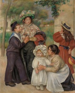 De familie van de kunstenaar