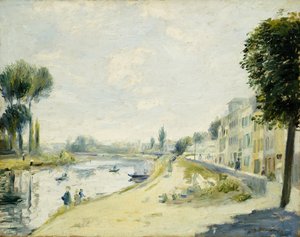 De oevers van de Seine bij Bougival, ca. 1875