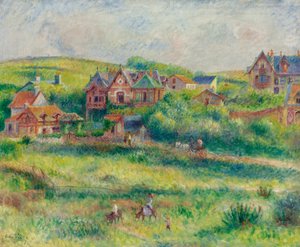 Het huis van Blanche Pierson, Pourville door Pierre Auguste Renoir