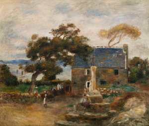 Treboul, nabij Douardenez, Bretagne, 1895 door Pierre Auguste Renoir