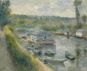 Wasboot bij Bas-Meudon