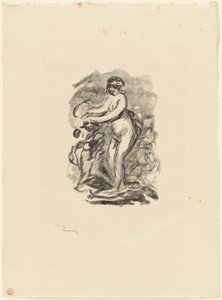 Vrouw met druivenrank, 1e variant