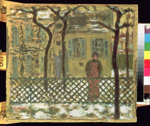 Bij het Hek, 1895 door Pierre Bonnard