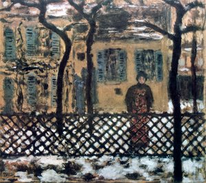 Achter het hek, ca. 1895