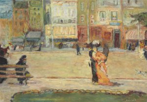 Boulevard de Clichy of Straatscène in Parijs