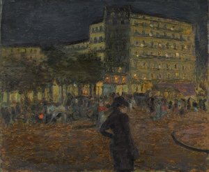 Place Pigalle bij nacht. Omstreeks 1905-08