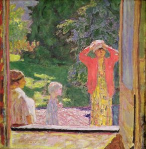 Voor het raam, 1918 door Pierre Bonnard