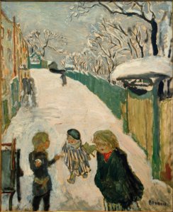 Kinderspelen in de sneeuw / De Straat