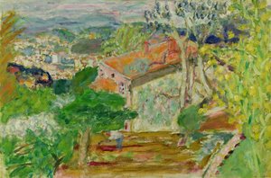 Landschap met een rood huis, ca. 1942