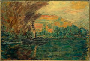 De sleepboot door Pierre Bonnard