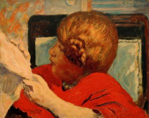 Lezende door Pierre Bonnard