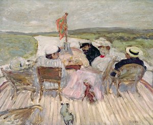 Op de jacht door Pierre Bonnard