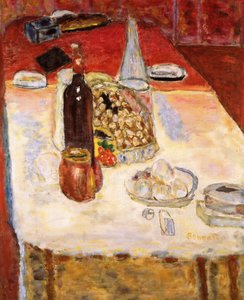 Stilleven met fles rode wijn, 1942