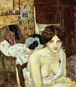 Het Rustende Model; Le Repos de Modele, c.1910 door Pierre Bonnard