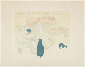 De Groenteverkoper, ca. 1897 (gepubliceerd 1899) door Pierre Bonnard