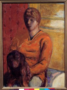 De honden vrouw door Pierre Bonnard