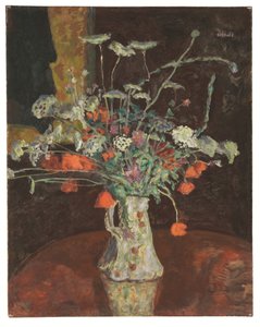 Wilde bloemen, schermbloemen en klaprozen, ca. 1912 (olieverf op doek)