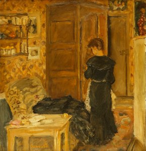 Vrouw in een Interieur