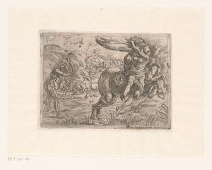 Hercules redt Deïanira van Nessus
