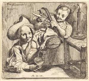 De Herberg van de Kleine Meisjes door Pierre Brebiette