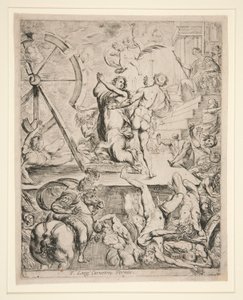 Het martelaarschap van Sint Catharina van Alexandrië door Pierre Brebiette