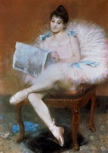Zittende Balletdanseres, 1890