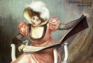 Het Huis van Muziek door Pierre Carrier Belleuse